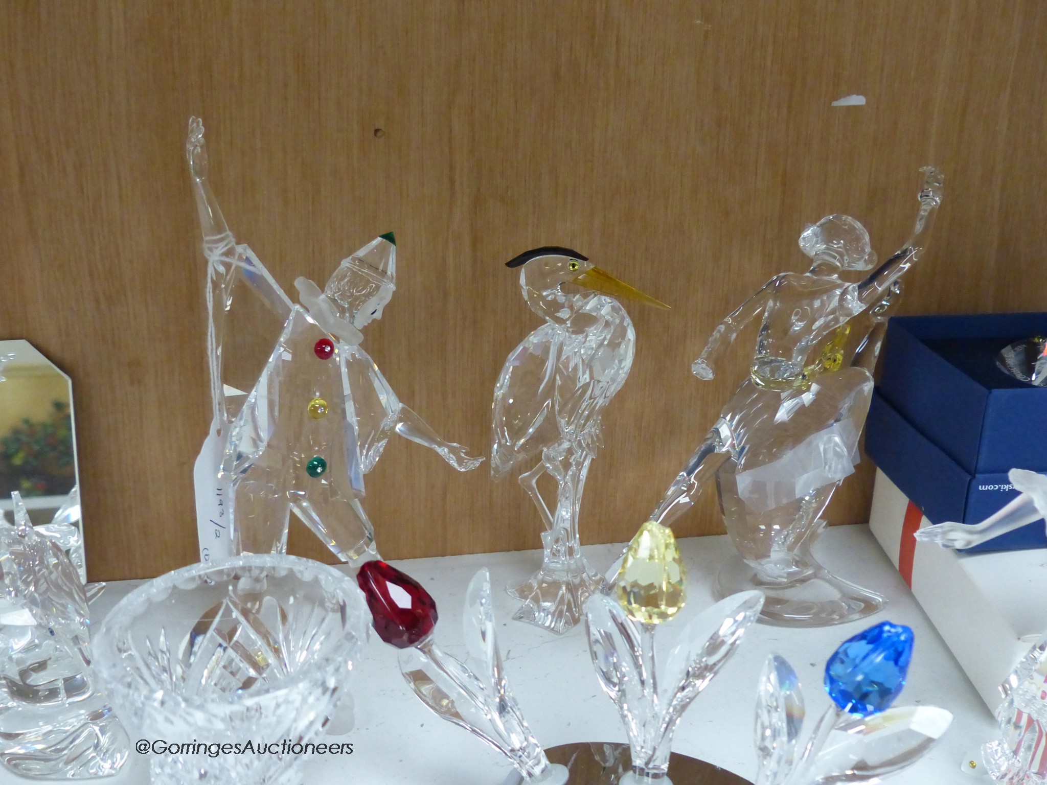 Swarovski Antoniom Columbine, Pierrot and Anna and other Swarovski, unboxed